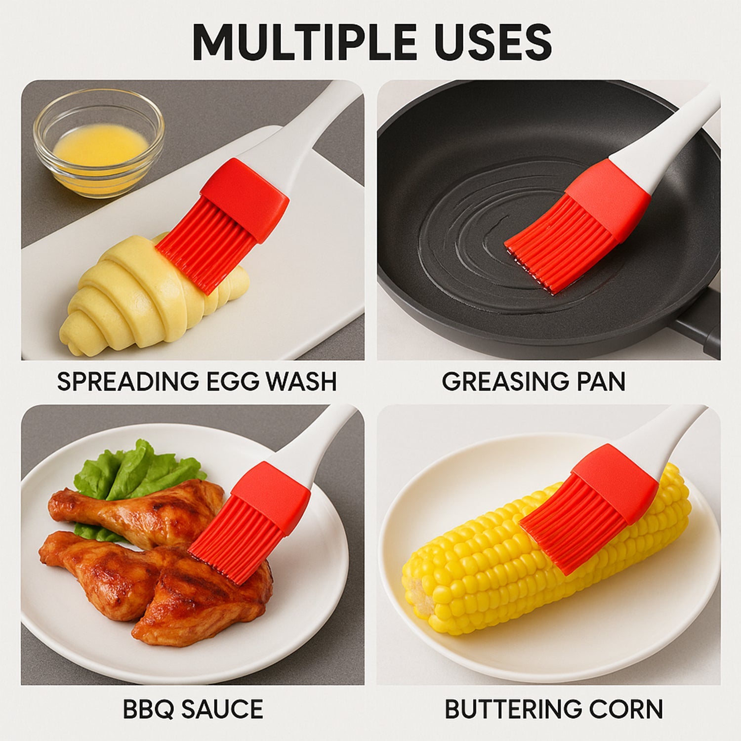 Spatula and Pastry Brush for Cake Decoration Spatula and Pastry Brush for Cake Decoration